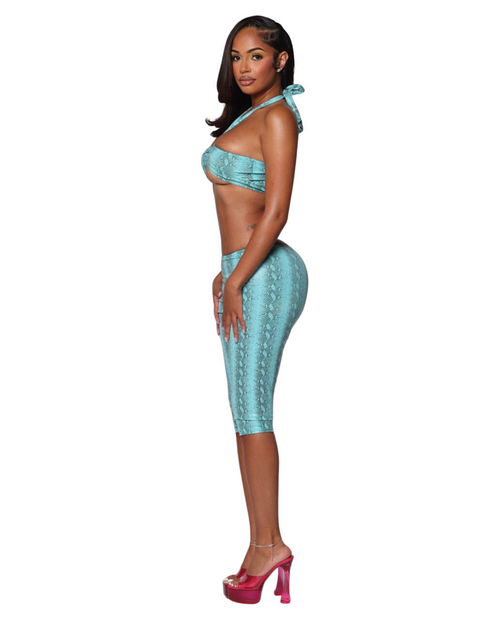 Venom Capri Set - Teal
